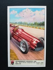 LAVAZZA eventi sportivi 1950 : Trading Card italiana Auto racing NINO FARINA