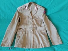 Vecchia GIACCA Militare SAHARIANA da Ufficiale CC - 1° Btg.Mobile - Taglia 50/52