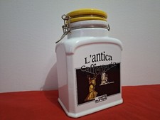 Vecchio Barattolo Contenitore Ceramica Caffè Europa l'antica Caffetteria...