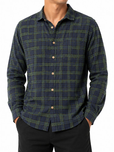 Shacket uomo lee - lee, verde