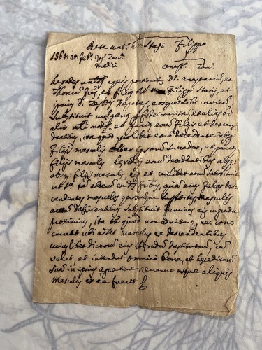 Documento notarile latino - in,
