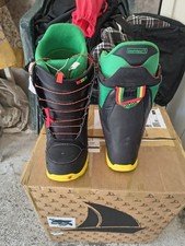 Burton Moto Scarponi Snowboard 43 - 28 cm - 10 US - 9 UK Boots Uomo Speed Lace