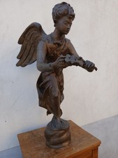 STATUA FUSIONE BRONZO "ANGELO CON ALI" - ALTEZZA 70 CM. - PESA 23 KG - 1940