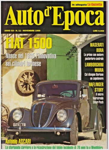 Auto epoca novembre - d'epoca,
