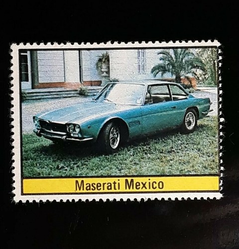 Stamp maserati mexico - maserati,