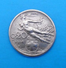 ITALIA 20 CENTESIMI 1908