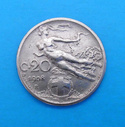 Italia centesimi 1908 - italia,