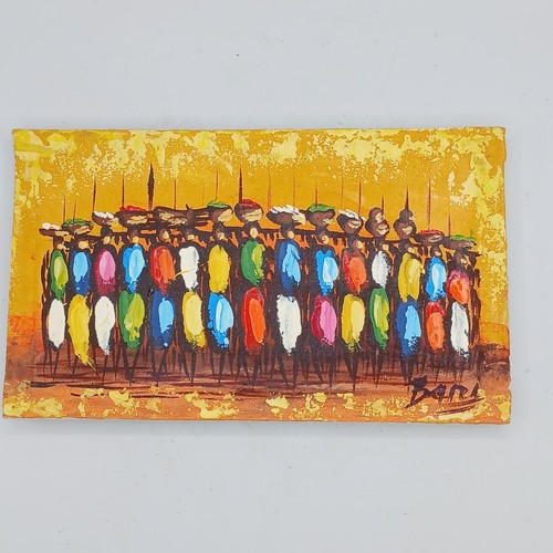 Quadro scena tribale - , africana