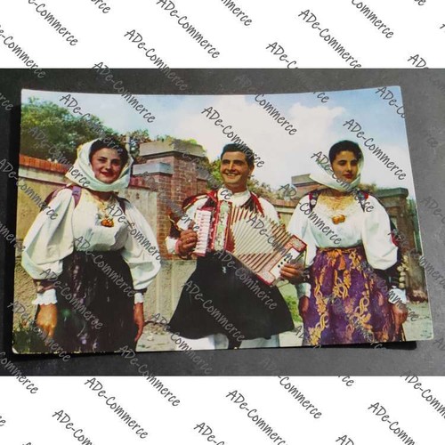 Cartolina costumi sardi bono - cartolina,