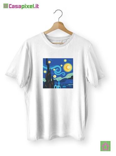 Shirt van gogh notte - t-shirt,