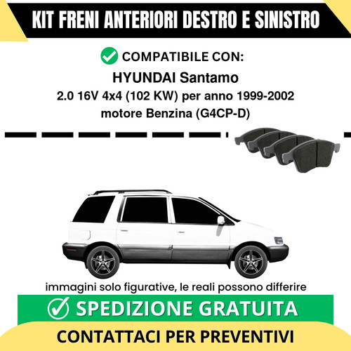 Pastiglie freno anteriori per - freno,