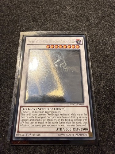 Yugioh scarlight red - scarlight, dragon
