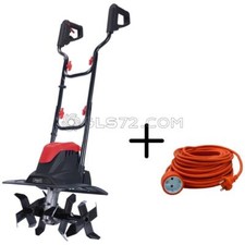 MOTOZAPPA ZAPPATRICE ELETTRICA RICHIUDIBILE 1kW SCHEPPACH MTE380 + PROLUNGA 20MT