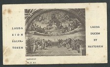 Estampa antigua de la Santissima Trinidad andachtsbild santino holy card santini