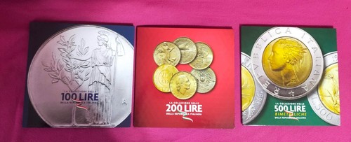 Folder monete 100 200 500 - 100-200-500, lire