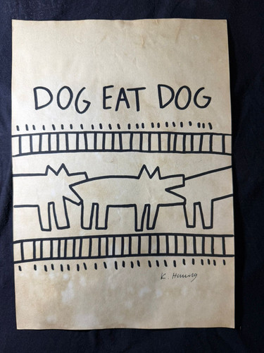Keith haring disegno quadro - keith,