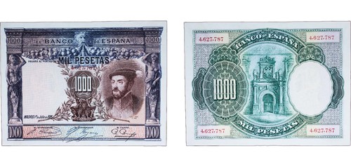 Spain 1925 1000 pesetas - spain,