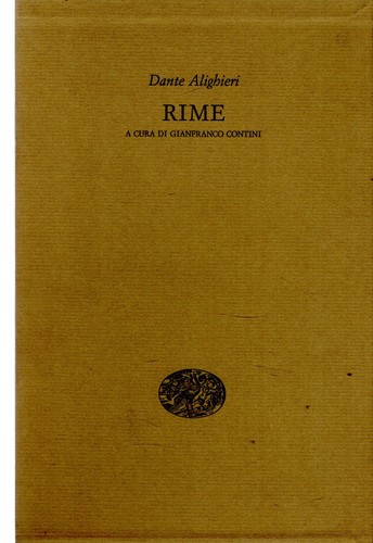 Alighieri dante contini - dante;,