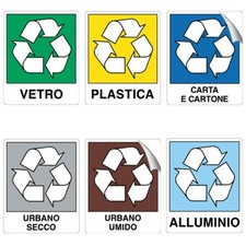 Kit 6 Adesivi Raccolta