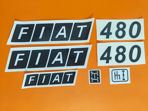 Adesivi decalcomanie fiat 480 - adesivi,