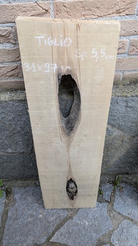 Lastra tavola legno tiglio - di,