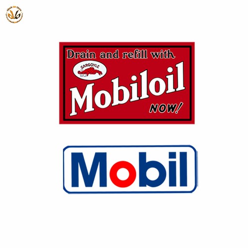 Mobil oil gargoile adesivi