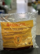 100 TAPPI IN PLASTICA ALETTATI TIPO PESANTE 