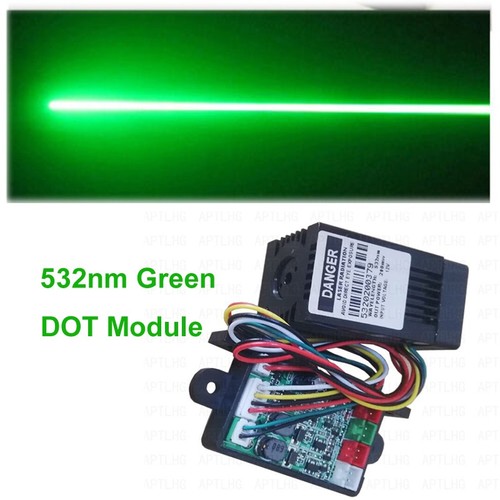 Modulo diodo laser - verde, dc12v