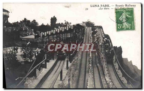 Luna park scenic railway - park, —