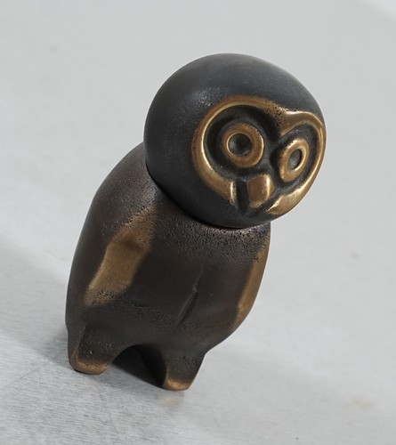 Elegante gufo bronzo 2 - elegante,