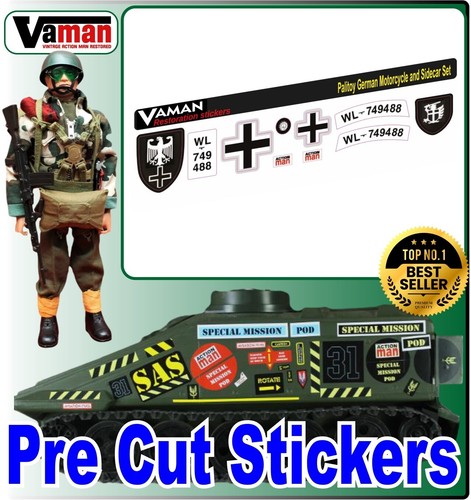 Adesivi vaman vintage action - vaman,