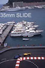 GIANCARLO FISICHELLA OLIVIER PANIS MONACO GP F1 35MM SLIDE 1997 ICN TRASPARENZA