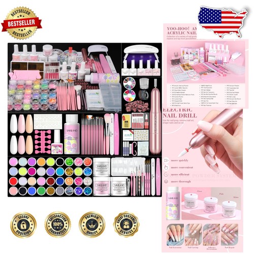 Pro acrylic nail kit 379pc - pro,