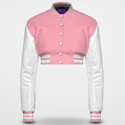 Giacca lettermen cropped per - lettermen,