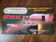 Scatola console vuota Nintendo Entertainment System NES 1988 set azione autentica