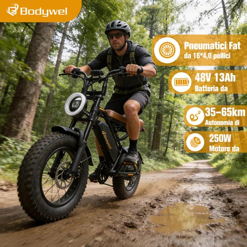 Bodywel bicicletta elettrica - bicicletta,