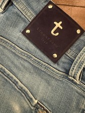 Tramarossa  jeans W33 in denim stretch blu chiaro délavé. Leggere le misure!
