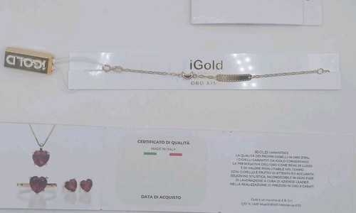 Bracciale oro giallo kt - bracciale,