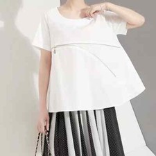 Elegante maglia maxi casacca