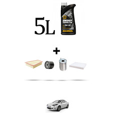 HOFFCAR Kit tagliando 4 FILTRI