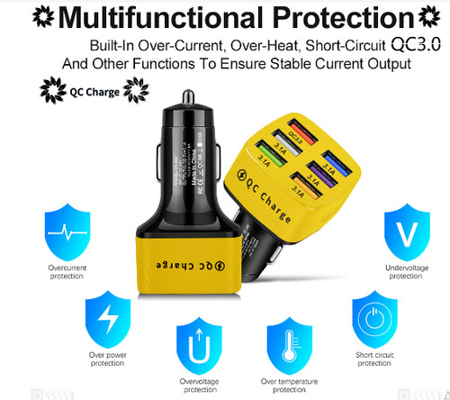 Caricabatterie auto usb - da,