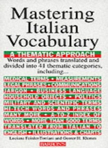 Mastering italian vocabulary - mastering,