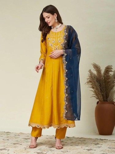 Anarkali abiti abito pakistano - abiti,