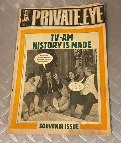 Private eye magazine - eye,