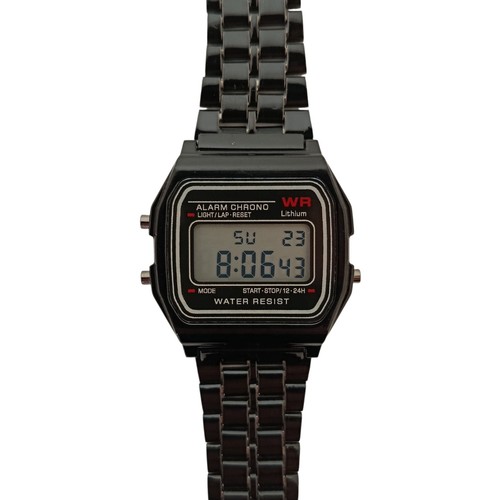 Reloj negro estilo - reloj,
