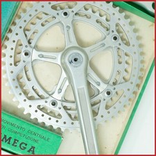 NOS OFMEGA SUPER COMPETIZIONE TRIPLA GUARNITURA VINTAGE STRADA OLD SQUARE TAPER 170