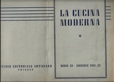 CUCINA MODERNA SERIE 33 EDIZIONE 1951 STUDIO ARTIGIANO TRIESTE MOBILI INGRESSO