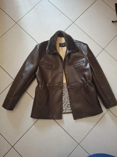 Giacca pelle vintage anni - giacca,