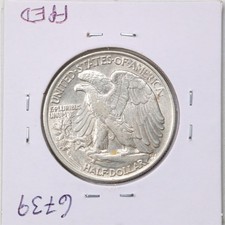 Mezzo dollaro 1943 50C Walking