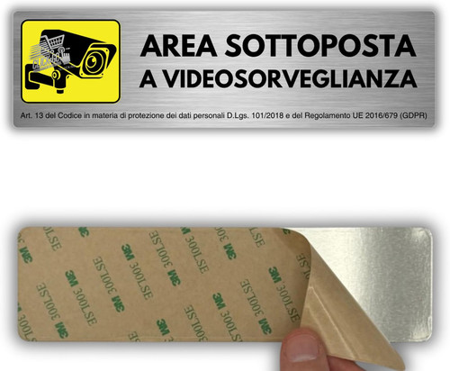 Cartello videosorveglianza - cartello,